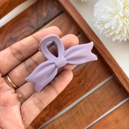 🎀 Pastel Bow Hair Claw – Medium