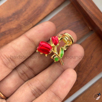 Tulip Metal Hair Claw - Small