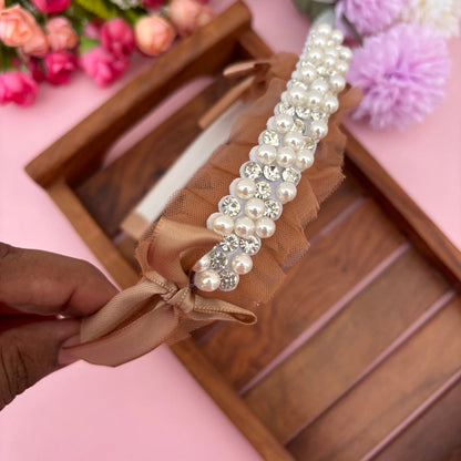 Pearl Whisper Net Headband