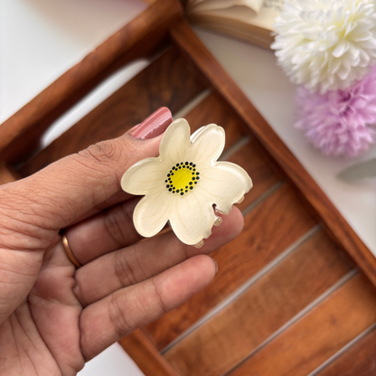 Floral Hair Claw - Medium