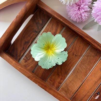 Shinny Hibiscus Hair Claw - Large