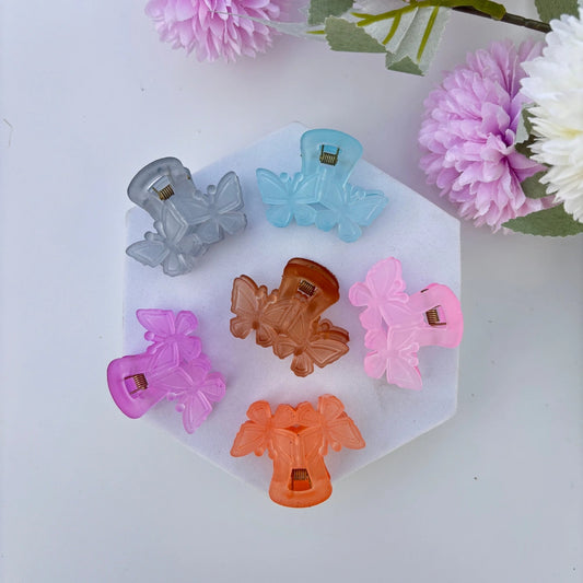 Pastel Butterfly Hair Claw - Small