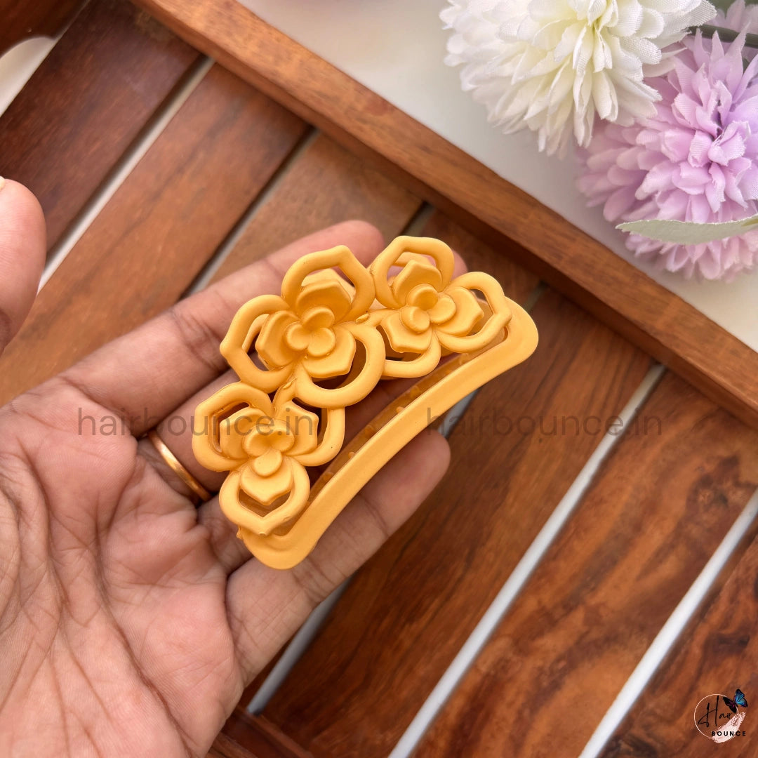 Rose Garden Hair Claw – Medium