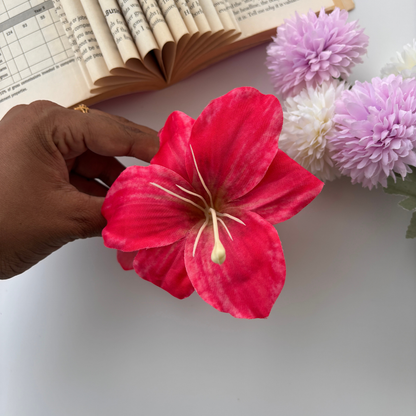 Tropical Bloom Loop Hair Claw – Large