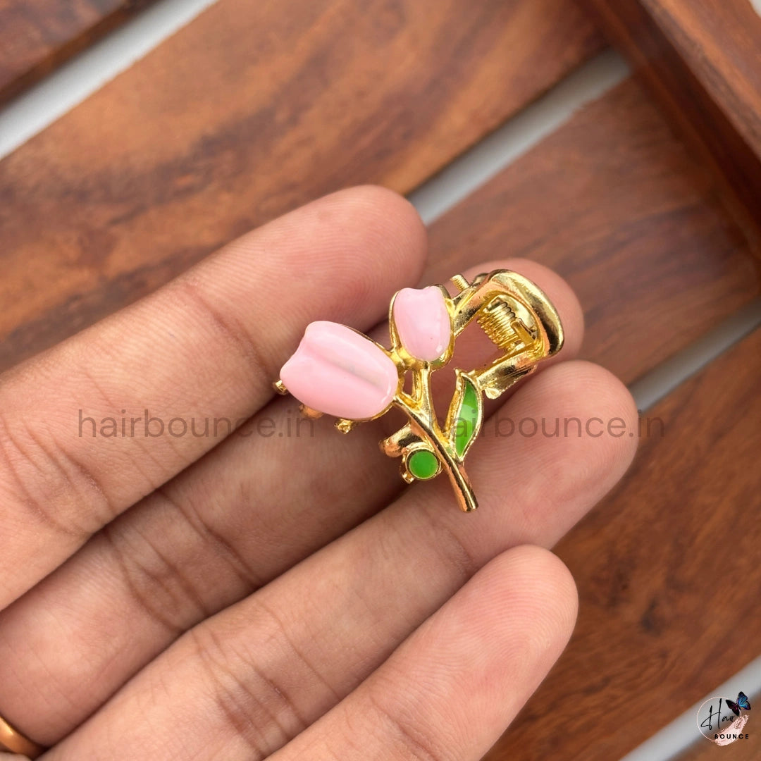 Tulip Metal Hair Claw - Small