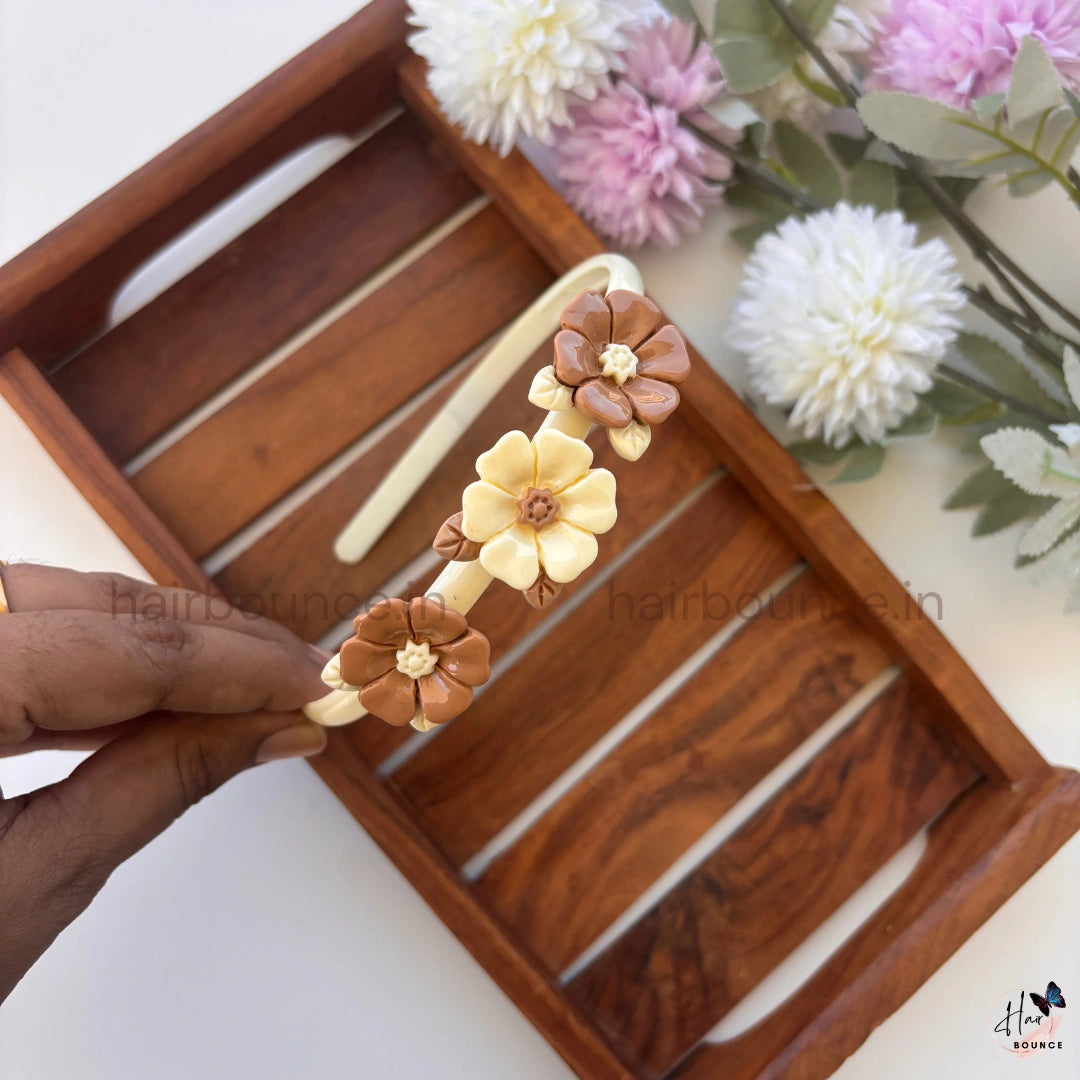 Autumn Blossom Hairband – Dual Tone Collection