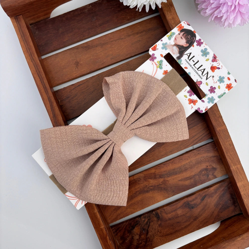 Soft Bow Newborn Headband