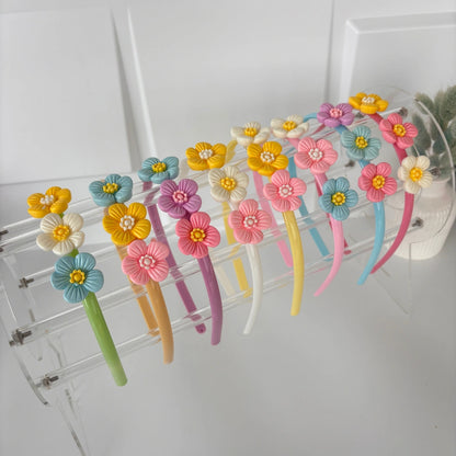 Dual Bloom Flower Headband