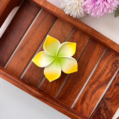 Dual Colour Matte Flower Hair Claw - Large