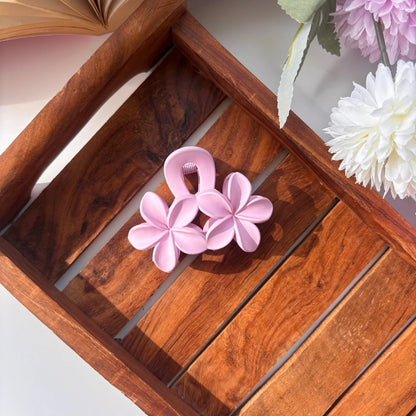 Blossom Duo Hair Claw – Medium 🌸✨