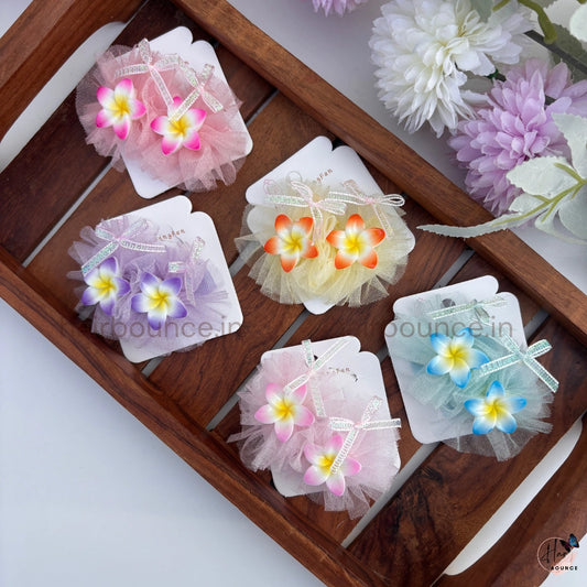 Tropical Bloom Alligator Clips – Pack of 2
