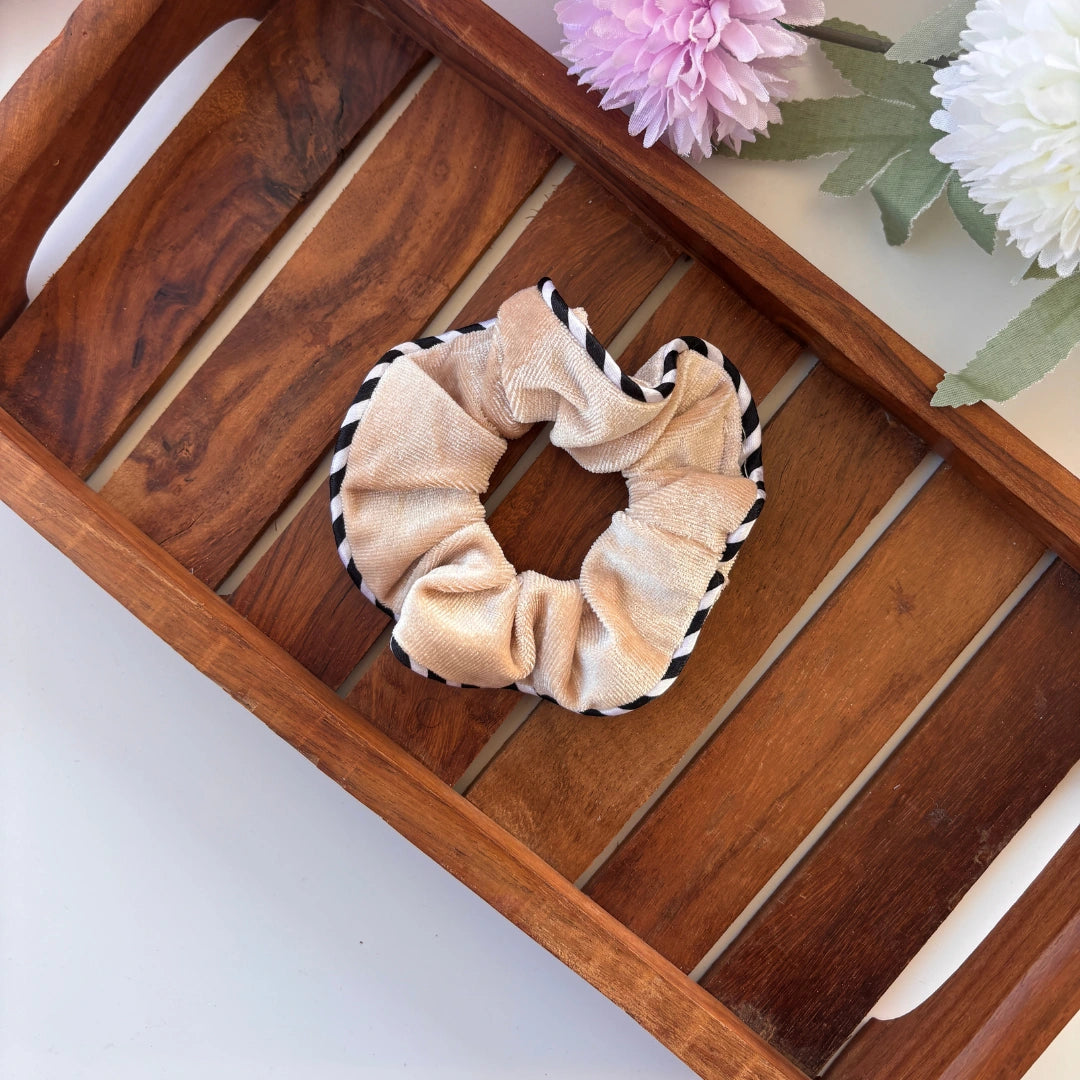 Velvet Edge Scrunchie
