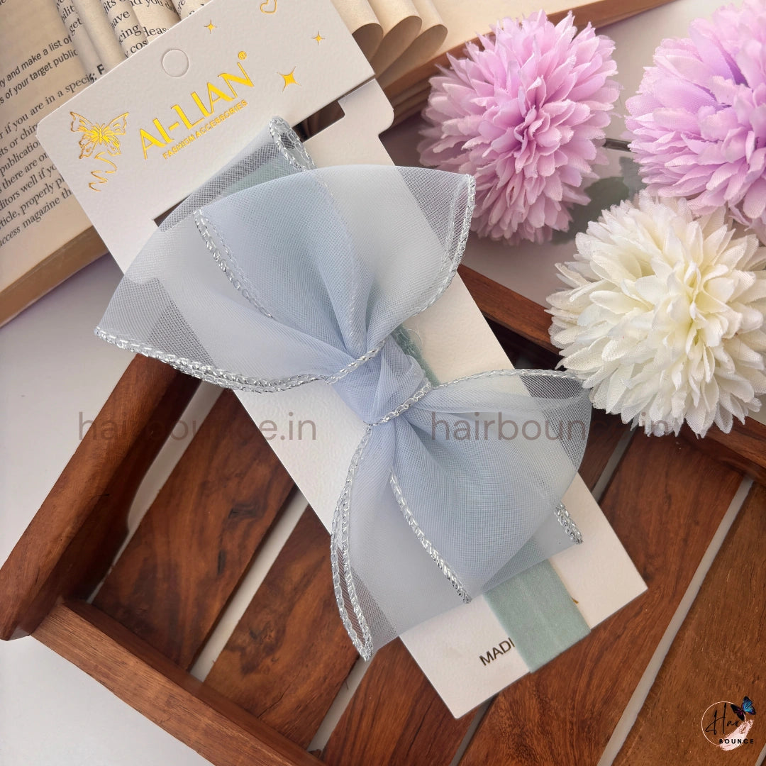 Elegant Sheer Bow Baby Headband