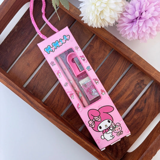 🎀 My Melody Stationery Set – 5 Pcs