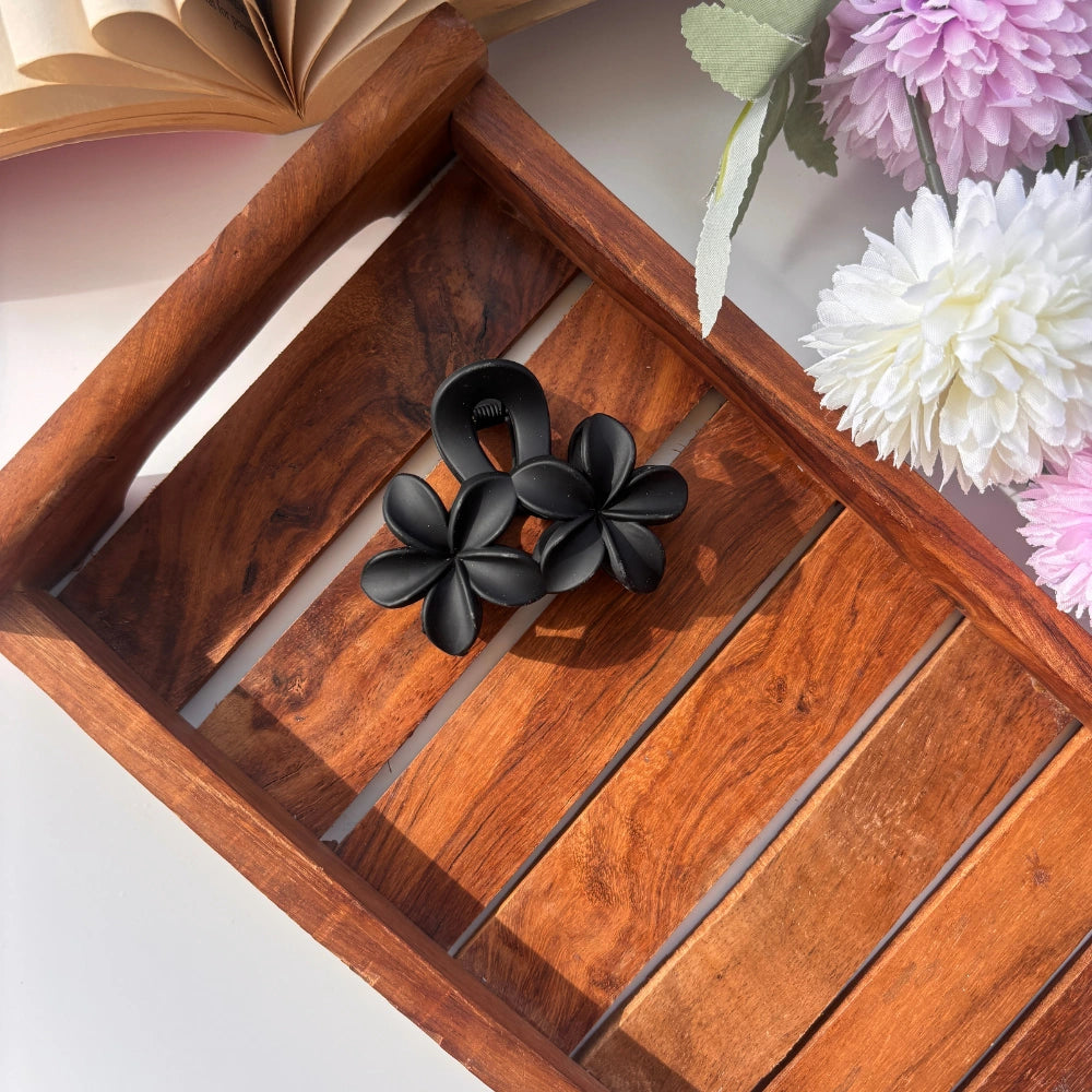 Blossom Duo Hair Claw – Medium 🌸✨