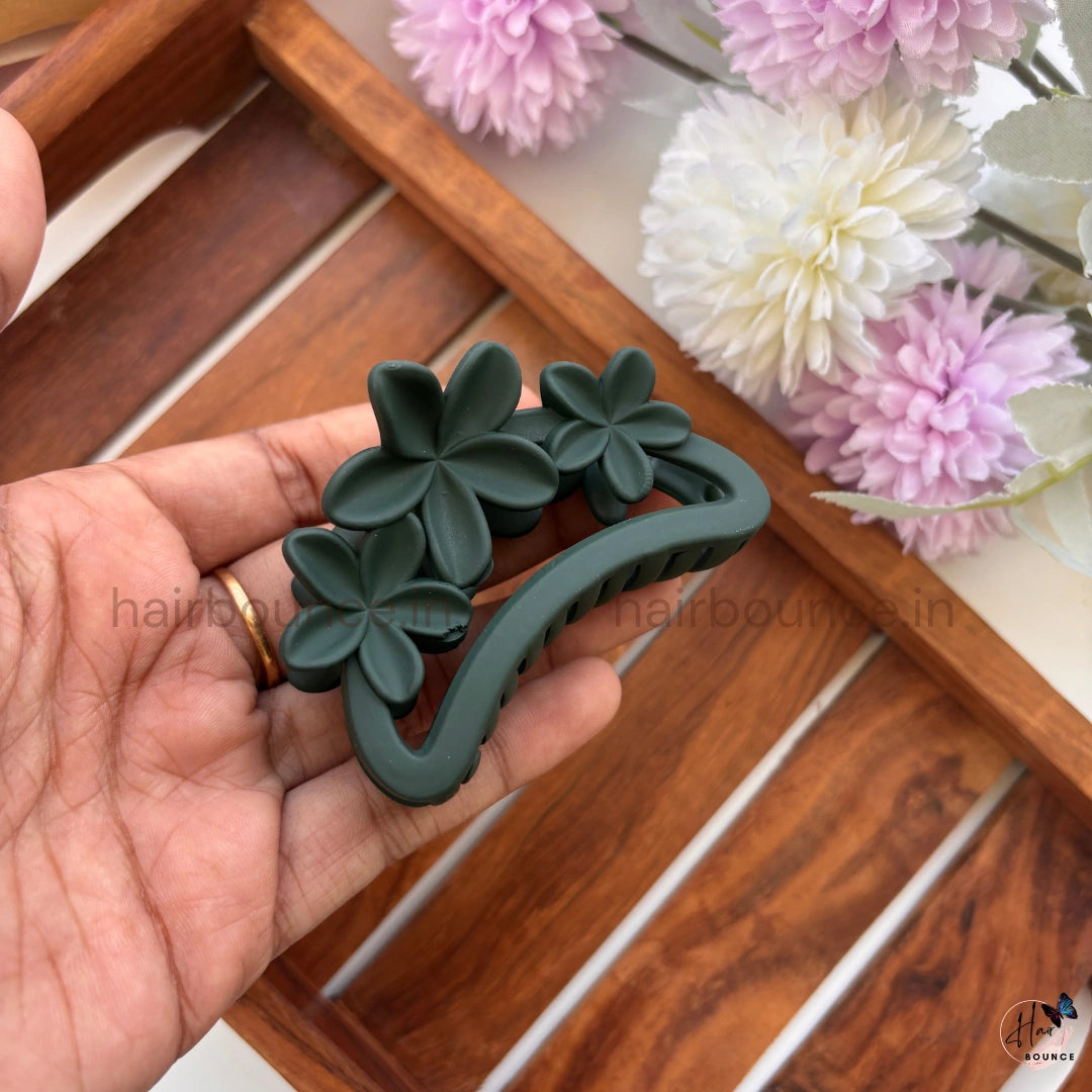 Petal Bloom Hair Claw for Women – Medium