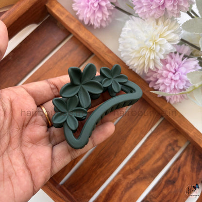 Petal Bloom Hair Claw for Women – Medium