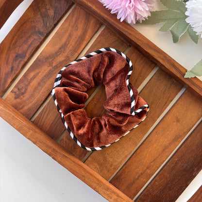 Velvet Edge Scrunchie