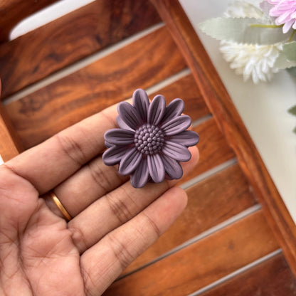 Bright Shades Sunflower Hair Claw - Small