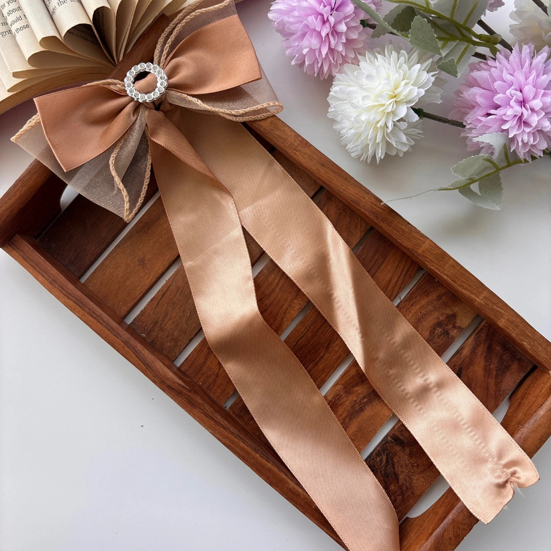 Elegant Satin Bow Clip