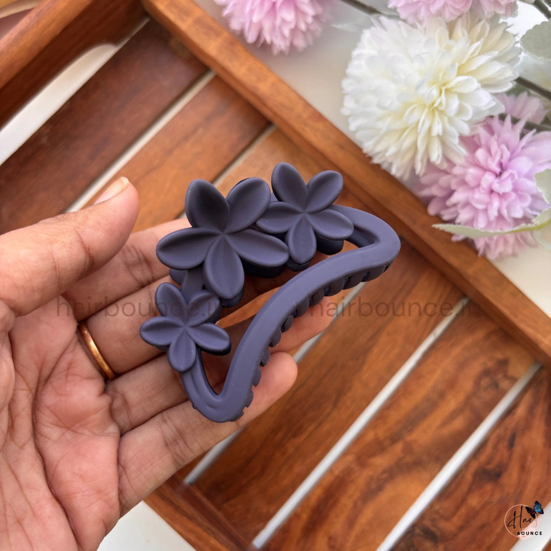 Petal Bloom Hair Claw for Women – Medium