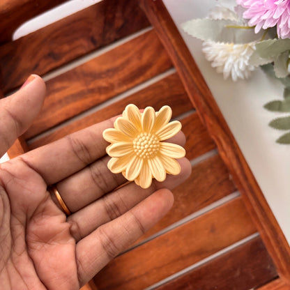 Bright Shades Sunflower Hair Claw - Small
