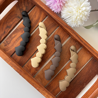 Matte Dual Shape Banana Clip