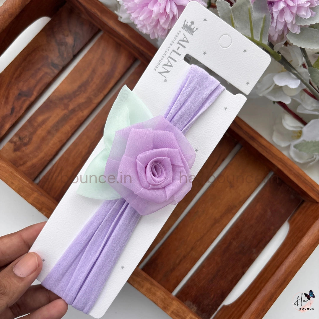 Bloom Rose Newborn Baby Nylon Headband