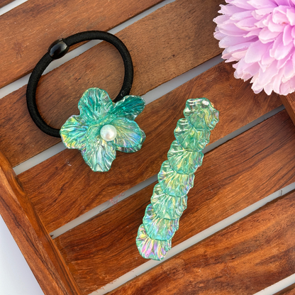Seafoam Shine Hair Set
