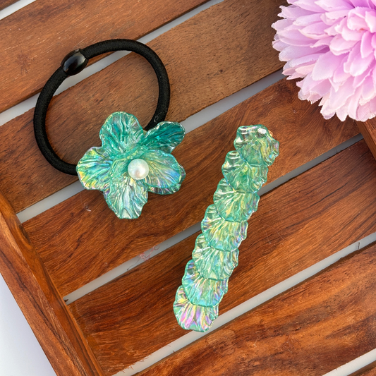 Seafoam Shine Hair Set