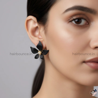 Classic Floral Pearl Earrings