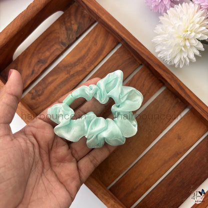 Sheer Organza Scrunchies – Soft Pastel Hair Ties