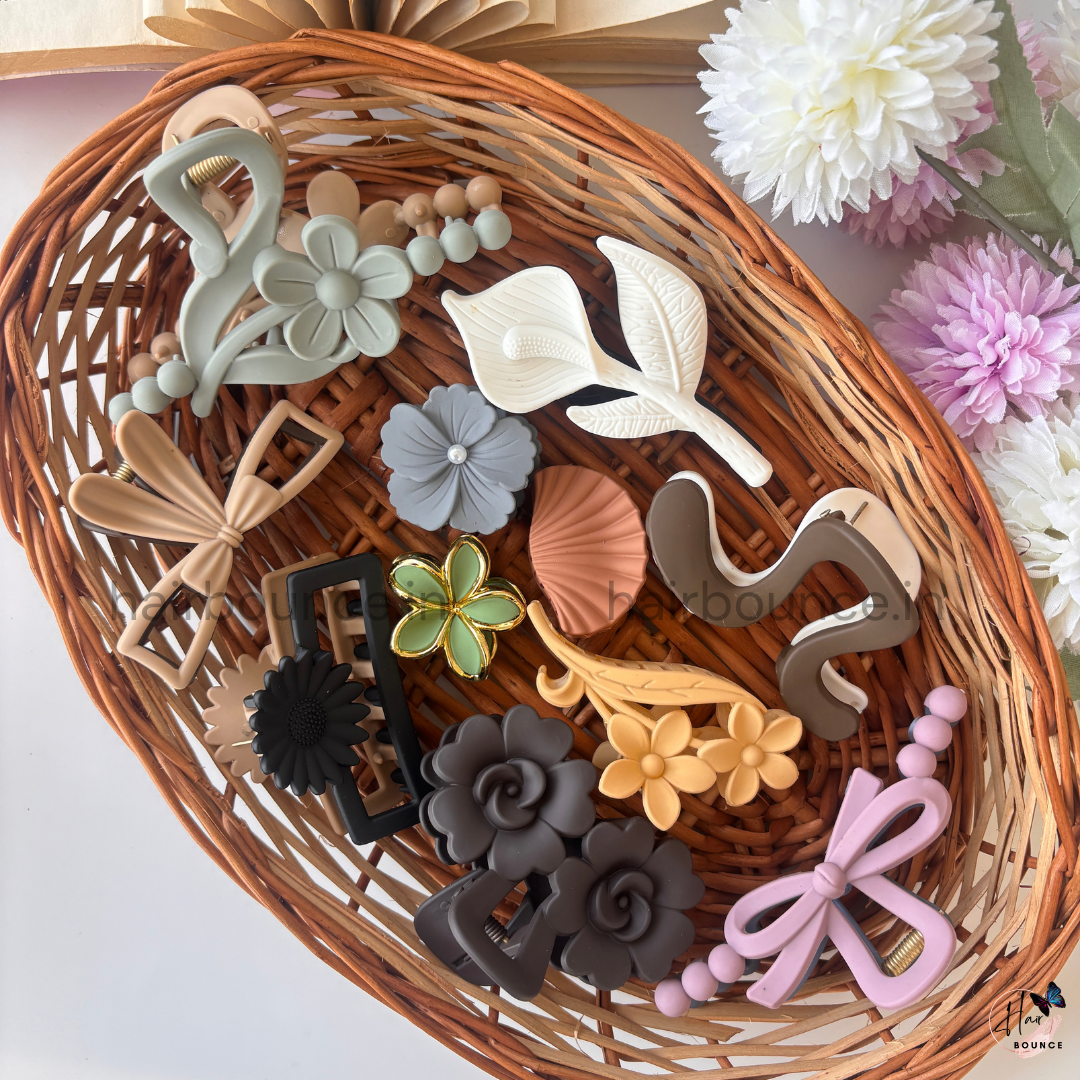 Ultimate Chic Hair Claw Hamper – Assorted Colours & Aesthetic Styles
