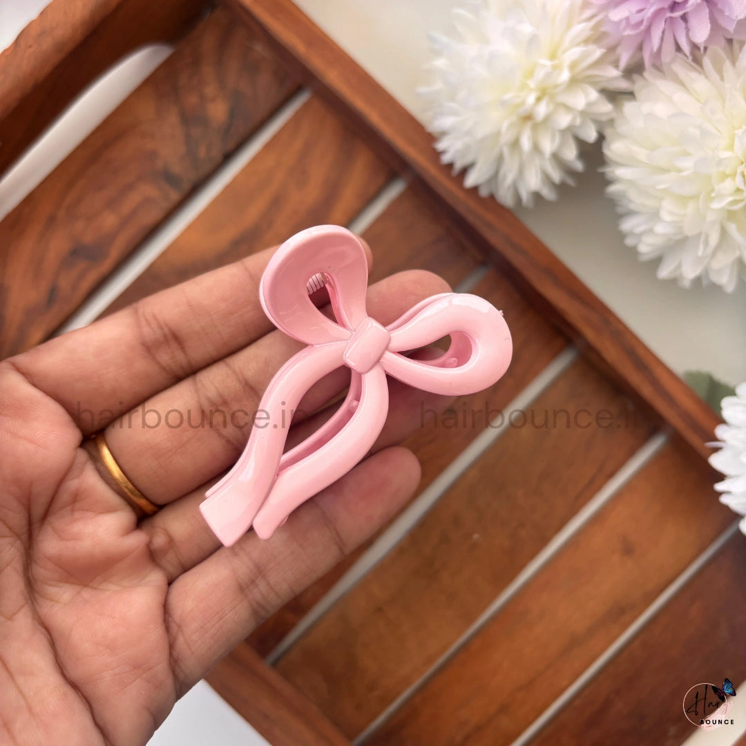 Pastel Bow Knot Hair Claw – Medium