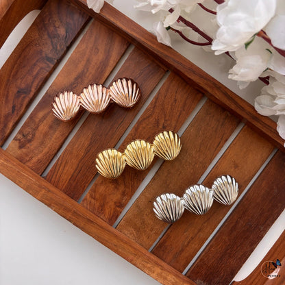 Shell Shine Metallic Center Hair Clip