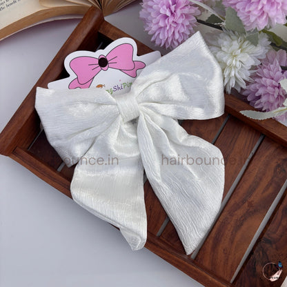 Luxe Satin Statement Bow Hair Clip