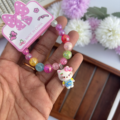 Multicolour Kitty Kids Bracelet