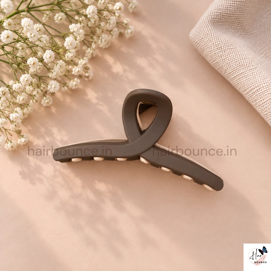 Dual Colour Loop Hair Claw - Medium