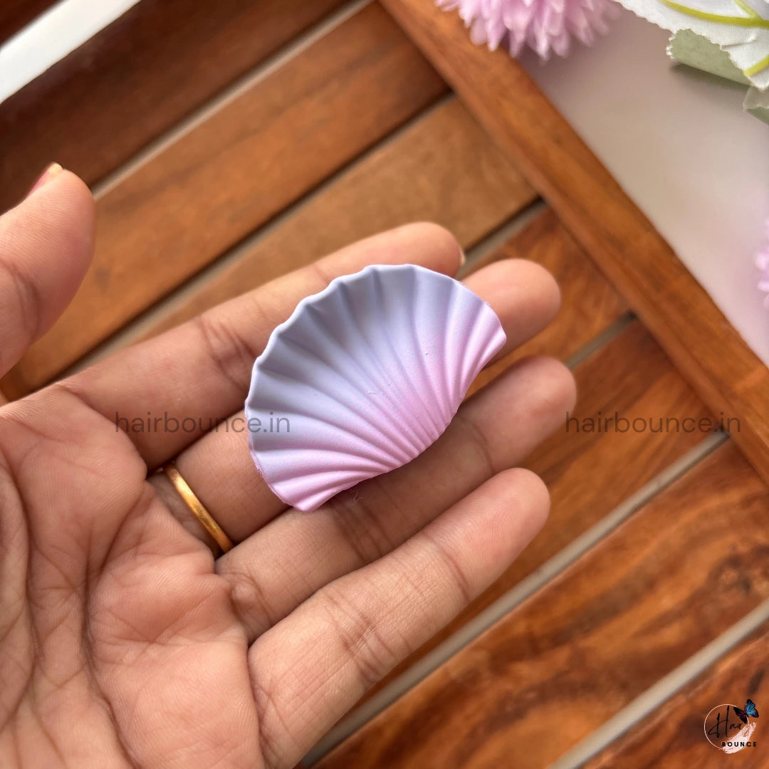 Dual Shade SeaShell Matte Hair Claw – Small