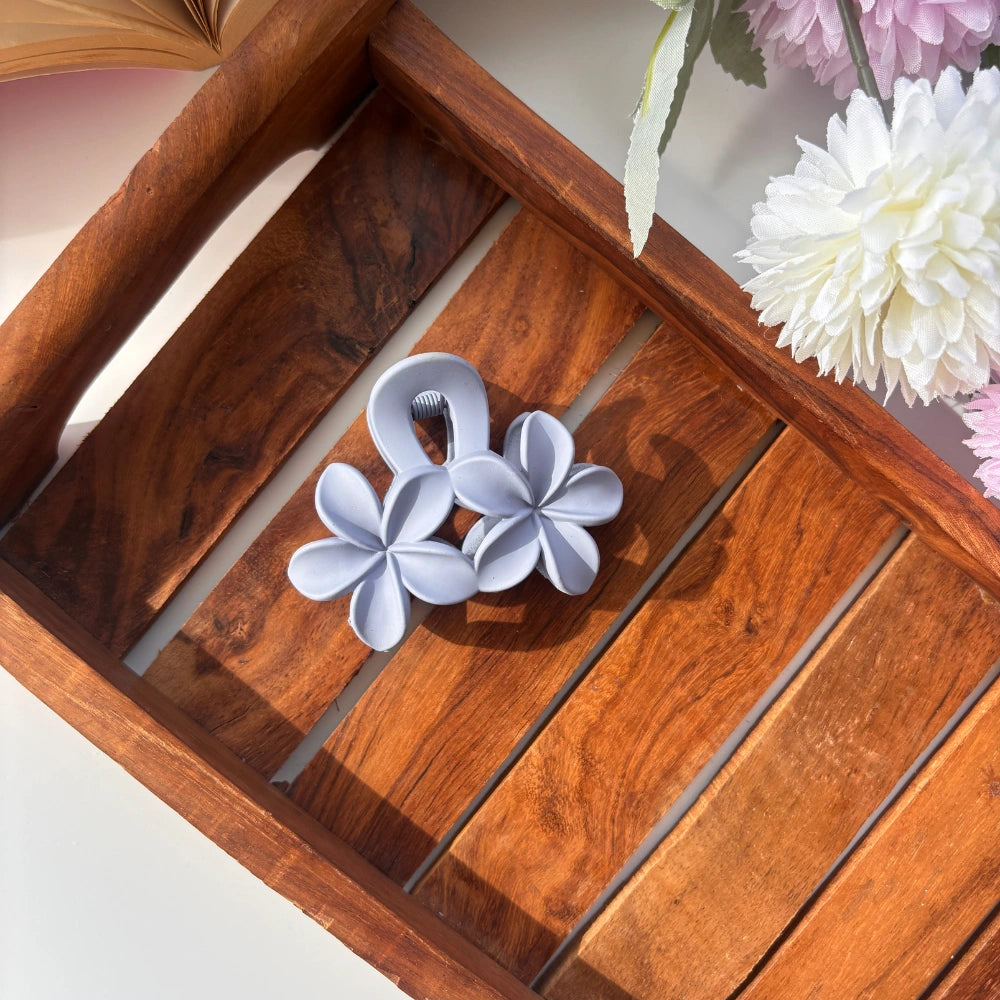 Blossom Duo Hair Claw – Medium 🌸✨