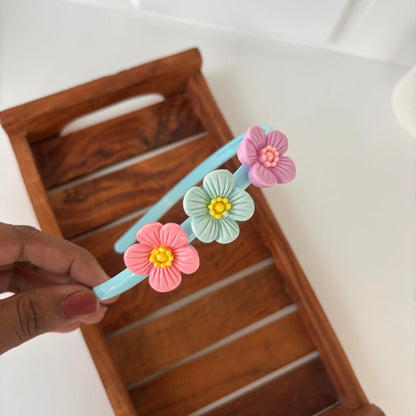 Dual Bloom Flower Headband