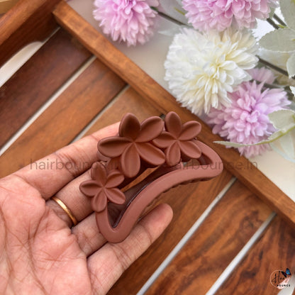 Petal Bloom Hair Claw for Women – Medium