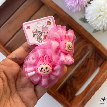 Bunny Bloom Organza Hair Rubber Bands