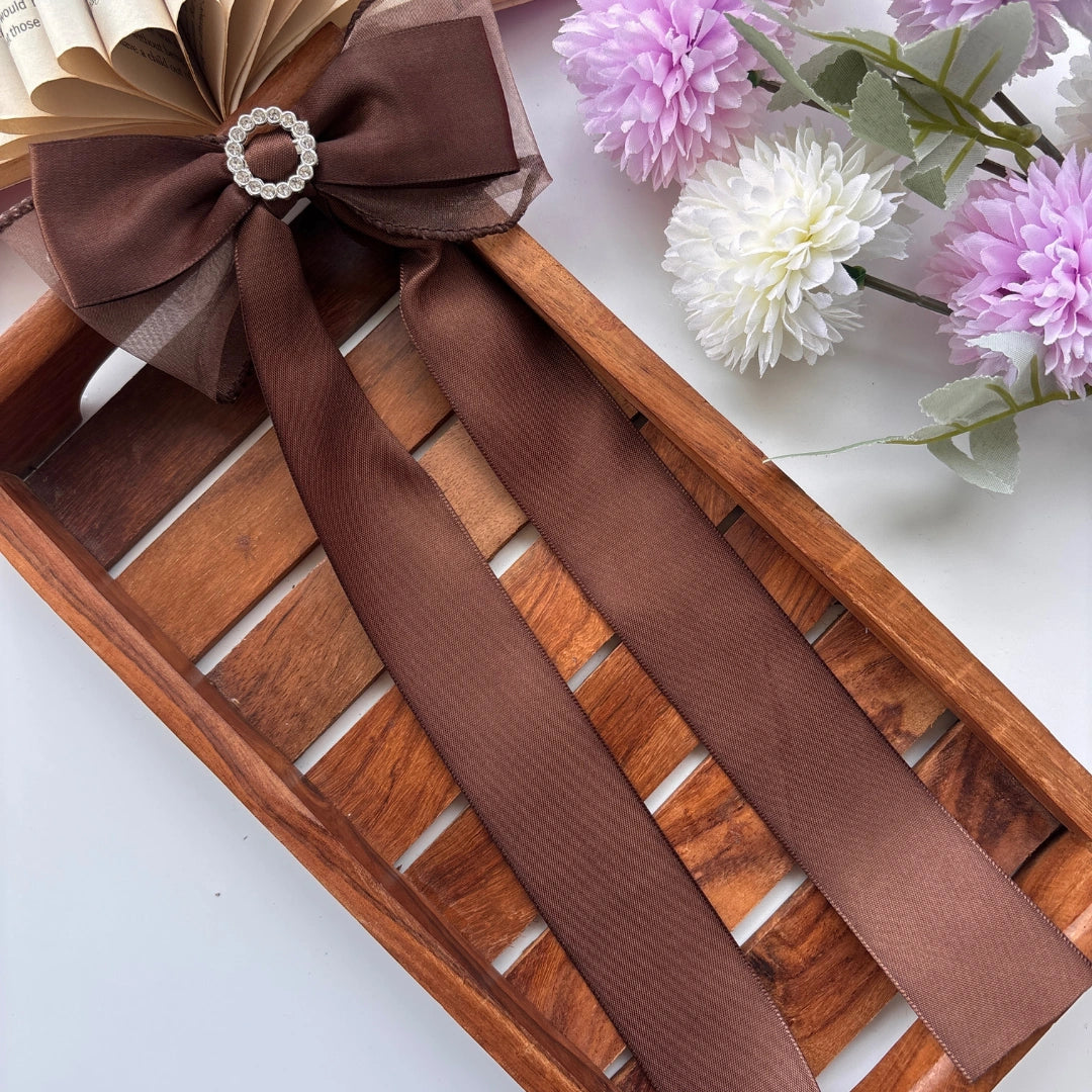 Elegant Satin Bow Clip
