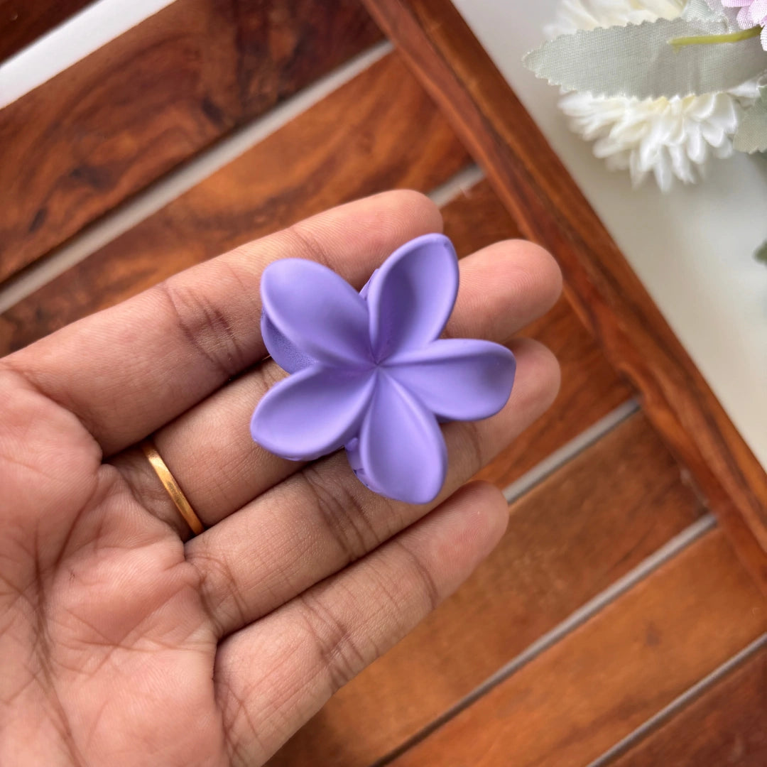 Bright Shades Lilly Flower Hair Claw - Small