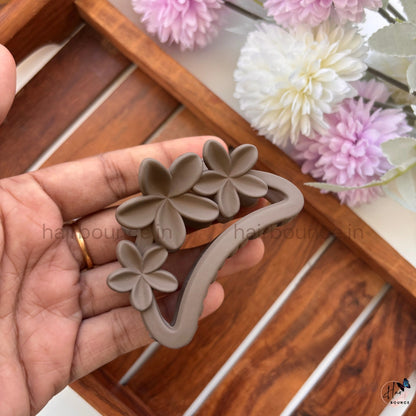 Petal Bloom Hair Claw for Women – Medium