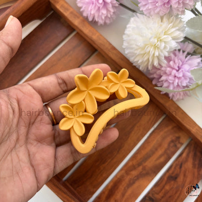 Petal Bloom Hair Claw for Women – Medium