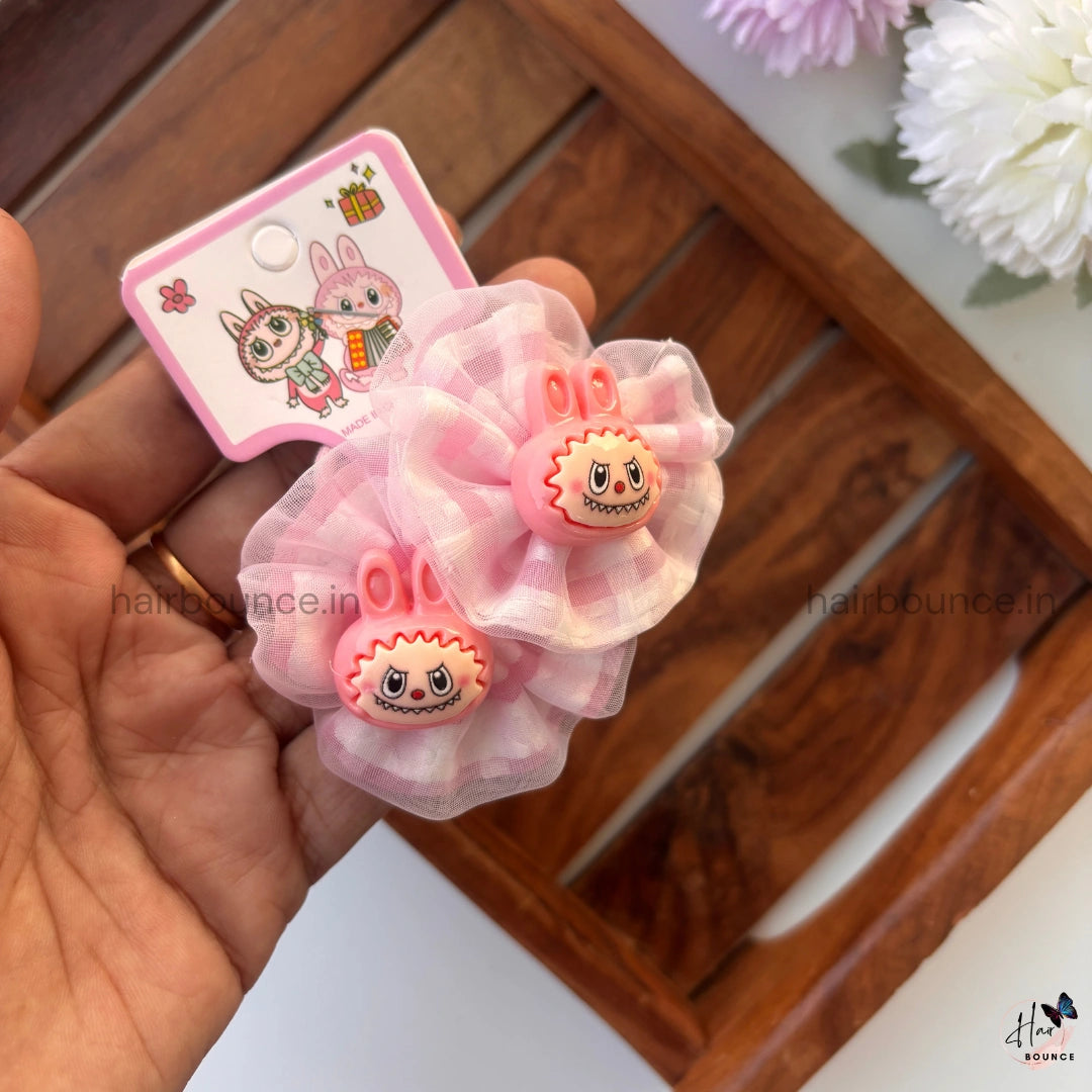 Bunny Bloom Organza Hair Rubber Bands