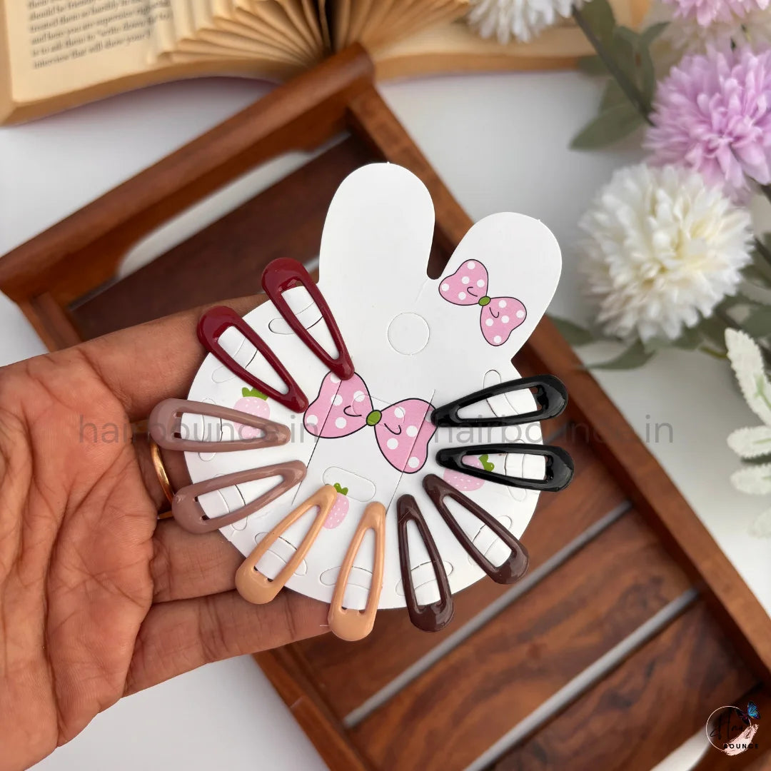 Everyday Mini Tic Tac Hair Clips – Pack of 10
