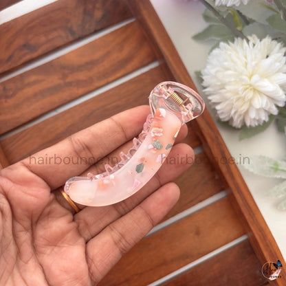 Confetti Jelly Banana Hair Claw – Medium